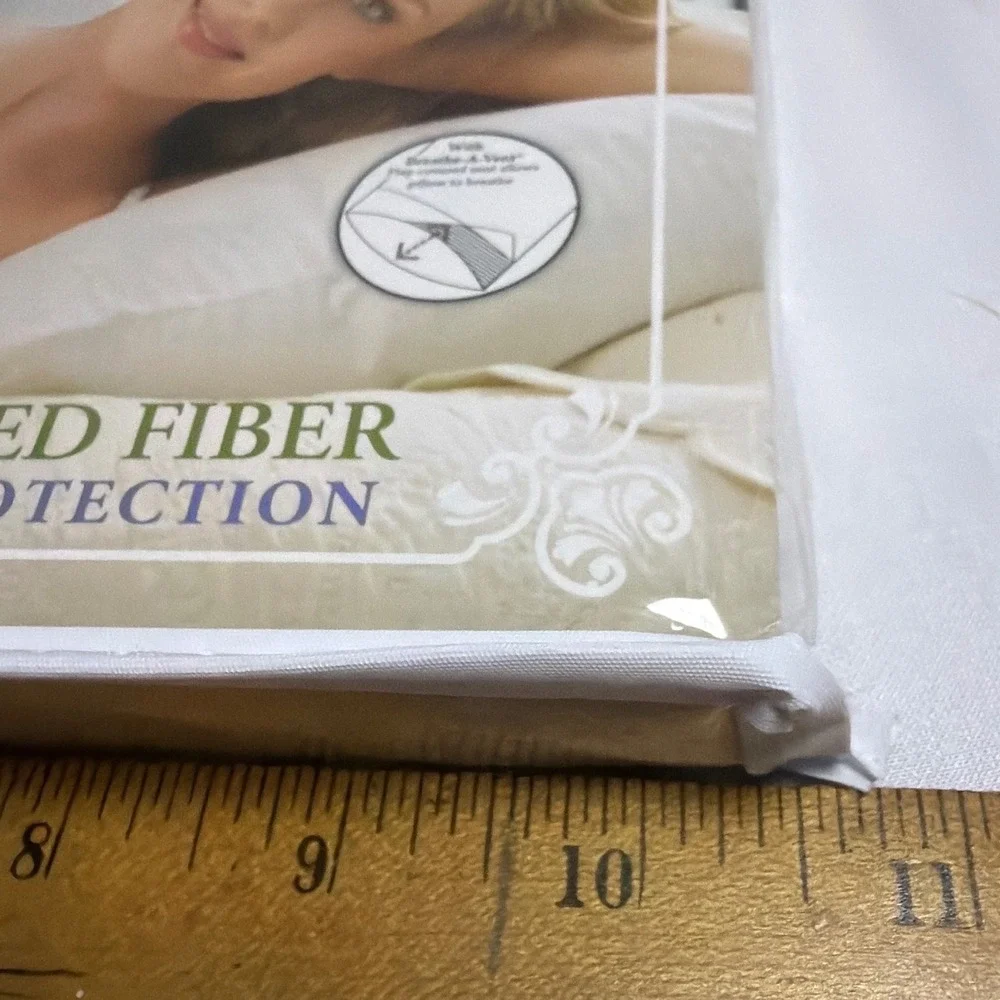 Protect-A-Bed Luxury Pillow Protector Queen Tan Eucalyptus Fiber wtrproofBugLock